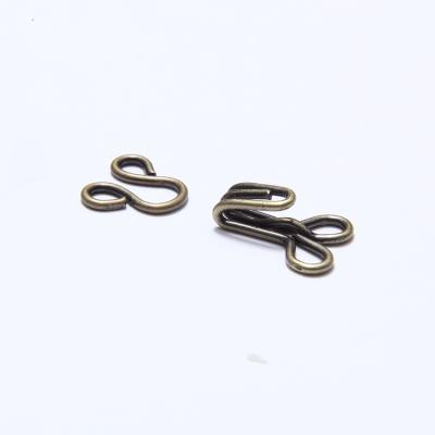 China Wholesale Convenient Small Hook And Eye Ditch Coat Collar Nickel Free for sale