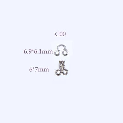 China Low Price Guaranteed Nickel Free Quality Coat Metal Eye Collar Hook for sale