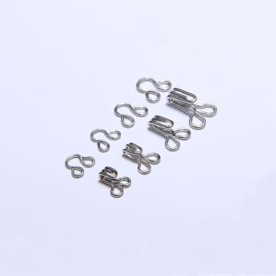 China Various Good Quality Custom Made Nickel Free Steel And Eye Collar Metal Hook And Eye for sale