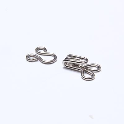 China Nickel Free Taiwan Made Regular Size Metal Hook and Eye Collar Hook for sale