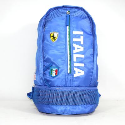 China Nylon Football Club Sports Backpack With Shoe Compartment For Football Club for sale