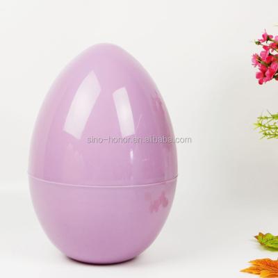 China Outdoor big plastic egg, huge colorful easter eggs, big empty surprise egg for sale