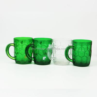 China Viable hot style! plastic beer mug with chain for sale