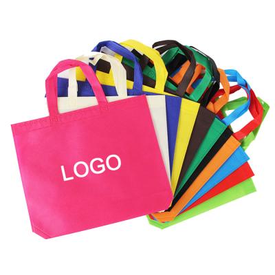 China Eco Friendly Reusable Non Woven Tote Bags Non Woven Shopping Bag Custom Tote Bags For Shopping With Logo for sale