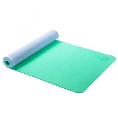 China High Quality Eco-Friendly Gym Waterproof Washable Durable Anti-Slip Custom Design Thick Yoga Mat Fitness Exercise Tape Yoga Mat for sale