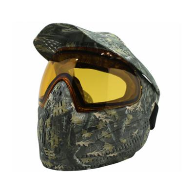 China Dye Color Silicone Paintball Mask Durable Outdoor Military Goggles Strap For Full Face for sale