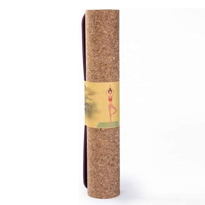 China Durable Anti-skid Cork Yoga Mat Carrying Handles Hot Selling Waterproof Washable With Low Price for sale