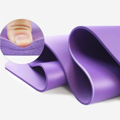 China Bilink Thickness 15mm NBR Non-Slip Eco-Friendly Extra Non-Slip Yoga Mat for sale