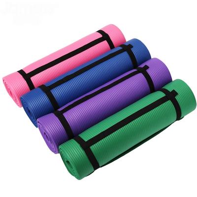 China Eco-Friendly Custom Printed Anti-Slip Matt Manufacturer Wholesale Gymnastics Fitness NBR Pilates Design Yoga Mat for sale