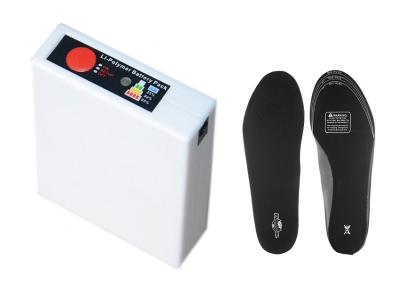 Chine le Lithium-ion 3.7V a chauffé le Lithium-ion de batterie de semelles intérieures pour des chaussures Heated à vendre