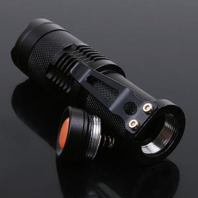 China Skid - proof Adjustable 7W 300LM Mini Q5 Cree Led Flashlight Torch For Hunting,  Cycling for sale