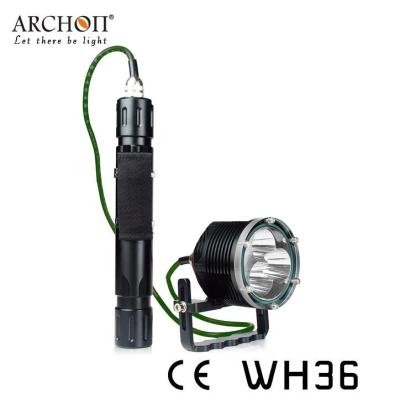 China Kanister-Tauchlicht-maximale 3000 Lumen WH36 CREE Xm-L U2 LED zu verkaufen