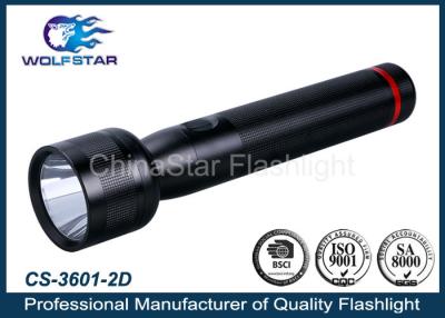 China 5 W  2 D Batteries Powered Aluminum Alloy Brightest Led Flashlight Lumens for sale