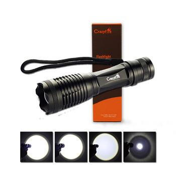 China Zoomable Linternas Light LED Flashlight Torch 2000 Lumens for sale