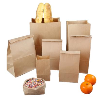 China Recyclable Custom Printed Logo Grease Oil Proof Burgers Bread Burger Donuts Packaging Kraft Paper Greaseproof Bags For Fried Food for sale