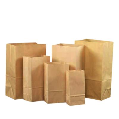 China Recyclable Bread Bakery Bags Manufacturer Wholesale Custom Printed Biodegradable Kraft Paper China Heat Seal Offset Printing CMYK Accept for sale