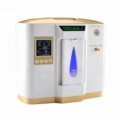 China Free Shipping Russia Warehouse DE-1LW-E 1-7L Oxygen Concentrator, Hot Sale Dropshipping Portable Oxygen Machine 34*18*31CM for sale