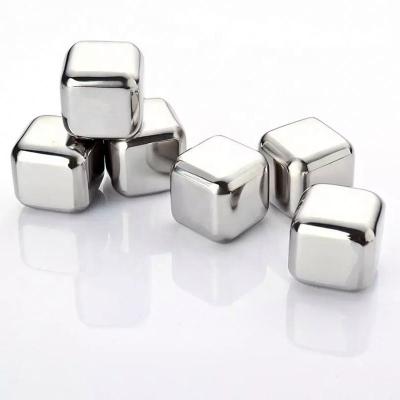 China Sustainable Whiskey Stones Wine Ice Tartar Ice CubeCooling CubeStainless Steel Whiskey for sale