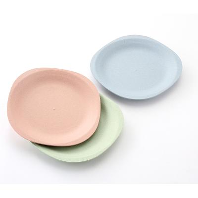 China Sustainable Kitchen Supplies Environmentally Friendly Dinnerware Dish Wheat Straw Board for sale