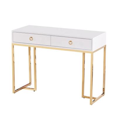 China Wholesale High Quality MDF Board Furniture Dresser Modern Unfoldable Bedroom Dressing Table With Stool for sale