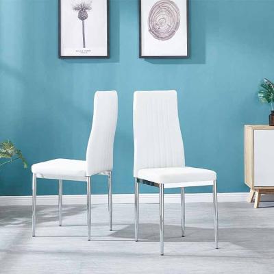 China Modern Unfoldable Velvet Dining Chair European Design Dining Chair Large Fabric Dining Chair for sale