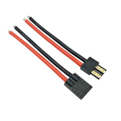 China RC Hobby Traxxas Trx Conector Macho Hembra Wire Silicona Con 10cm 14AWG for sale