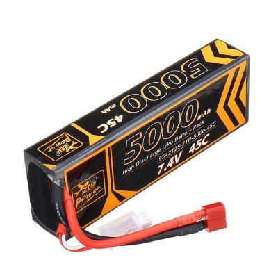 China Professional Rc Toys Supplier Rc Drift Car Rc Battery 5000mah 2S 45c For RC Toys Electric Car for sale