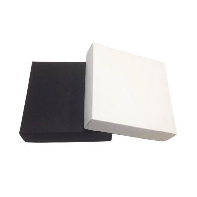 China Recycled Materials New Product List Factory Supply Storage Black Kraft Paper Boxes Luxury for sale