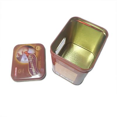 China Recycled Materials Custom OEM Coffee Bean Tea Bag Jar Tin Can Packaging Storage Tin Box for sale