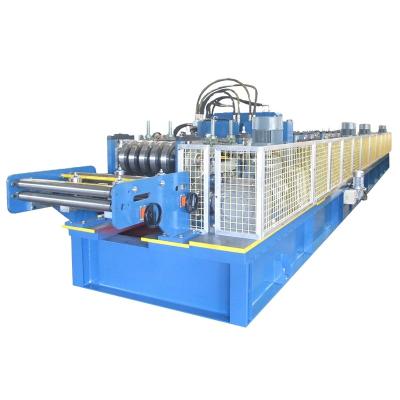 China Building Material Stores Galvanized Steel Pop Channel CZ Purlin Roll Forming Machine for sale