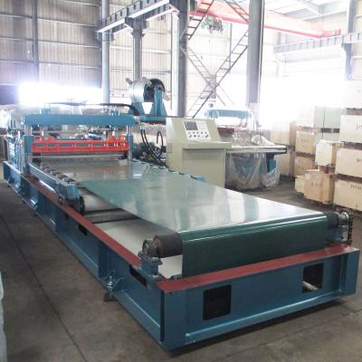 China Best Price Aluminum Steel Form Coils Flight Cut Shear Roll Forming Machine With CE Certificate for sale