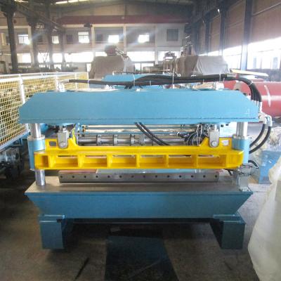 China Hot Selling Building Construction Metal Coil Sheet Slot Cut To Length Flattening Forming Machine for sale