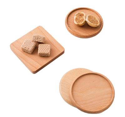 China Durable Heat Resistant Wooden Coasters Walnut Decor Place Mat Cup Coffee Tea Square Around Drinks Mat Bowl Teapot for sale