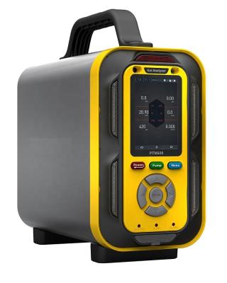 China Gas Detector Zetron PTM600 LEL/O2/H2S/CO/SO2/NO/CO2 Multi Handheld Multi Gas Analyzer for sale