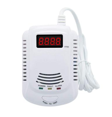 China ABS Plastic Zetron Combustible Gas Leak Detector Home LPG Independent Gas Alarm for sale