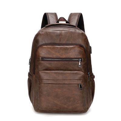 China JKL fashion travel bag computer backpack office leather backpack large capacity anti-theft laptop bags backpack for sale