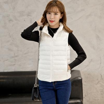 China High Quality Winter Fleece Quilted Women's Goose Down Vests for sale