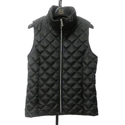 China Fashion Winter Plus Size Slim Women's Vests & Waistcoats Zip Quilted Hooded Womens Vest for sale