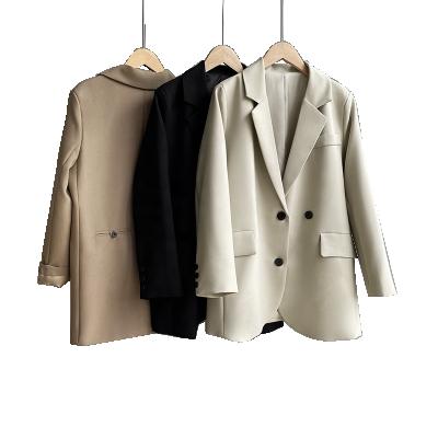 China New Design Ladies Business Long Sleeve Formal Women Blazer Suit Jacket for sale