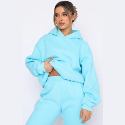 China Hot Sale QUICK DRY Popular Women's Hoodie Sweat Sets High Quality Fitness Women's Fashion Hoodie for sale