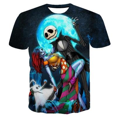 China Custom Wholesale Halloween Lucy Tees Graphic Anti-Wrinkle T-shirts Woman Tops Fashionable Women T-shirt for sale