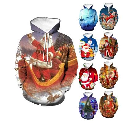 China Anti-pilling 3d Hoody Sweatshirt Christmas Clothes Sweatshirts Mens Clothing Link Dye Hoodies Sublimation Hoodie for sale