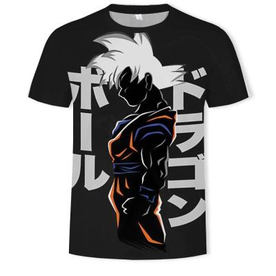 China Funny Printer Anti Shrink T-shirt Short Sleeve Tops Cool Tee Summer Mens T-shirts Male Goku Design T-shirt for sale