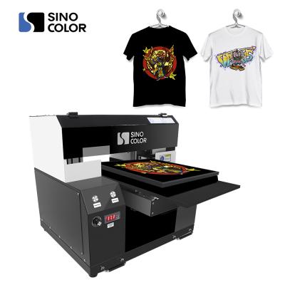 China Direct Garment Printing SinoColor Hot Sale A3 Size DTG T-shirt Printer Multi Color Machine for DIY Shirt for sale