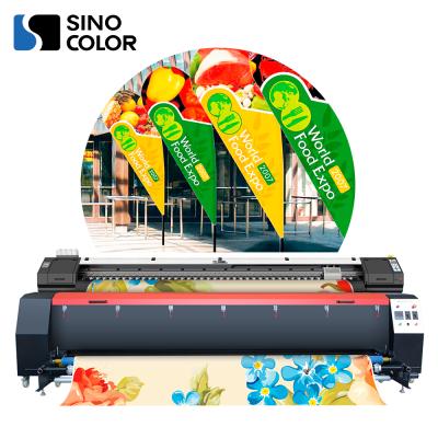 China SinoColor 3.2m flag 4270 factory direct sale DX8 DX5 5113 printheads dye sublimation flag direct printer for sale