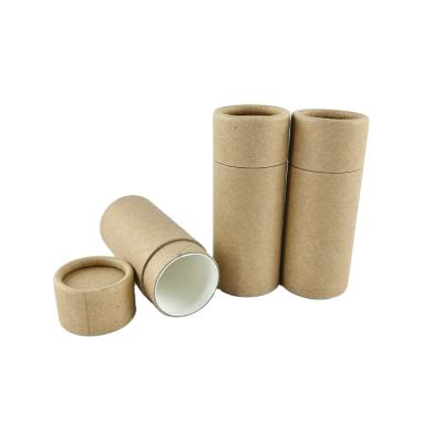 China 10ml 30ml 50ml 100% Biodegradable Recycled Black White Craft Paper Crown Cosmetic Cardboard Packaging Tube for sale