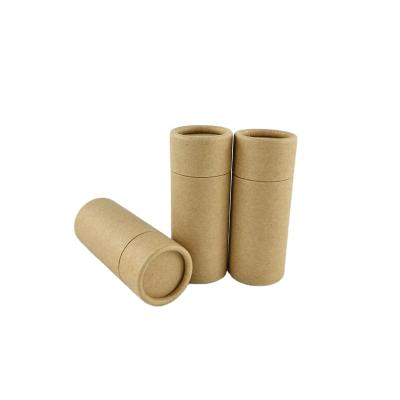 China 10ml 30ml 50ml 100% Biodegradable Recycled Black White Craft Paper Crown Cosmetic Cardboard Packaging Tube for sale