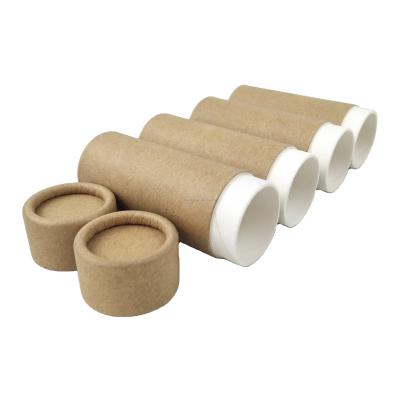 China Recycle Biodegradable 0.3oz Lip Balm Container Lift Up Tube Paper Packaging for sale