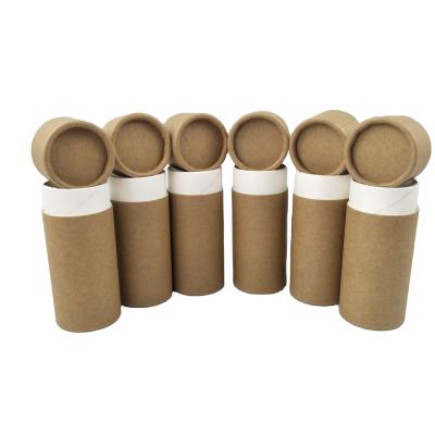 China Recycle Biodegradable Lip Balm Container Lift Up Tube Paper Packaging for sale