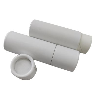 China Recycled Materials 2.5oz Deodorant Lift Up Tube Paper Kraft Paper With Packaging For Lip Balm for sale